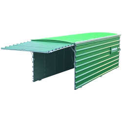 Equipment shed for fixed ground installation 5.00x2.00x1.70 m