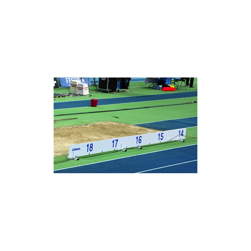 Pvc distance indicator board
