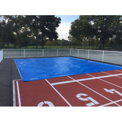 Bache de recouvrement pvc pour fosse de saut en longueur/triple sautle m²