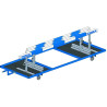 Steeplechase barrier set transportation cart