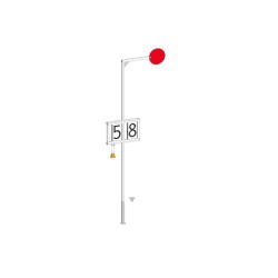 Lap counter with bellon heavy base