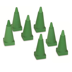 Free lane cone markersset of 7