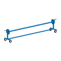 Mat winder with mandrel
