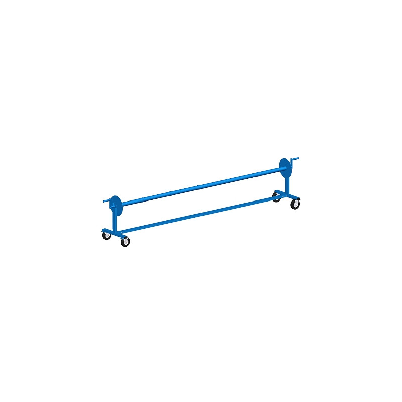 Mat winder with mandrel