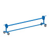 Mat winder with mandrel