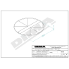 CERCLE CERTIFIÉ WA POUR LE LANCER DE POIDS/MARTEAU Ø213.5CM |DIMASPORT