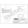 CERCLE CERTIFIÉ WA POUR LE LANCER DE POIDS/MARTEAU Ø213.5CM |DIMASPORT
