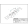 CERCLE CERTIFIÉ WA POUR LE LANCER DE POIDS/MARTEAU Ø213.5CM |DIMASPORT