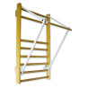 Traction bar for wall bars