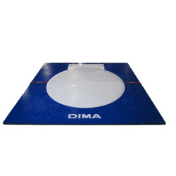 INDOOR SHOT PUT THROWING PLATFORM WITH INTEGRATED TOEBOARD |DIMASPORT
