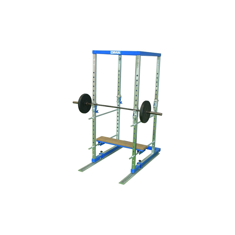 PREMIUM POWER RACK ON SLIDING RAILS | WEIGHTLIFTING | DIMASPORT