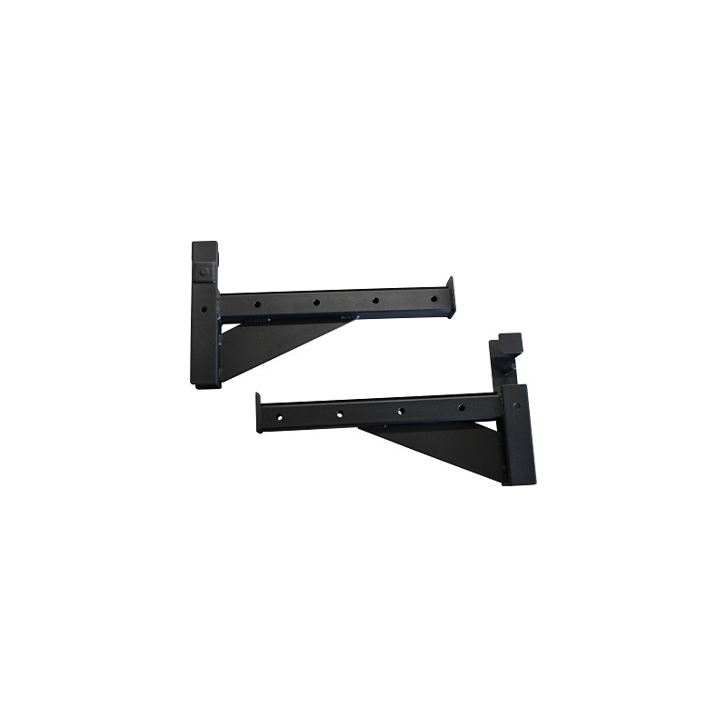 Safety spotter arms