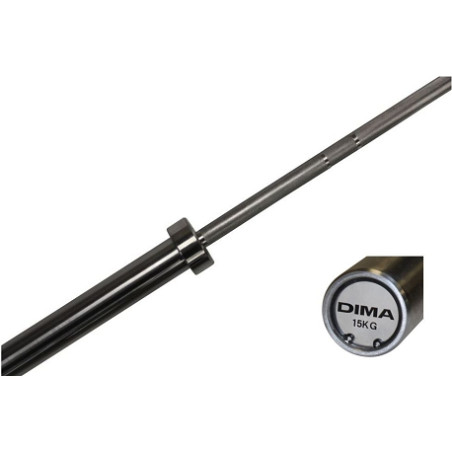 OLYMPIC BARBELL 15KG - CAPACITY 500KG - DIMASPORT