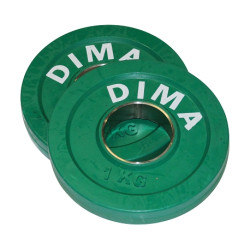PRECISION PLATES FOR OLYMPIC WEIGHTLIFTING BARS - DIMASPORT