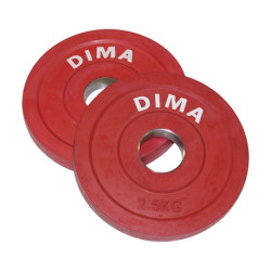 PRECISION PLATES FOR OLYMPIC WEIGHTLIFTING BARS - DIMASPORT