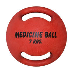 MEDICINE BALL A DOUBLE POIGNÉE - 6, 7 ET 8KG - DIMASPORT