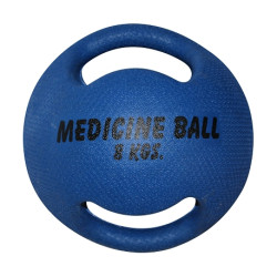 MEDICINE BALL A DOUBLE POIGNÉE - 6, 7 ET 8KG - DIMASPORT