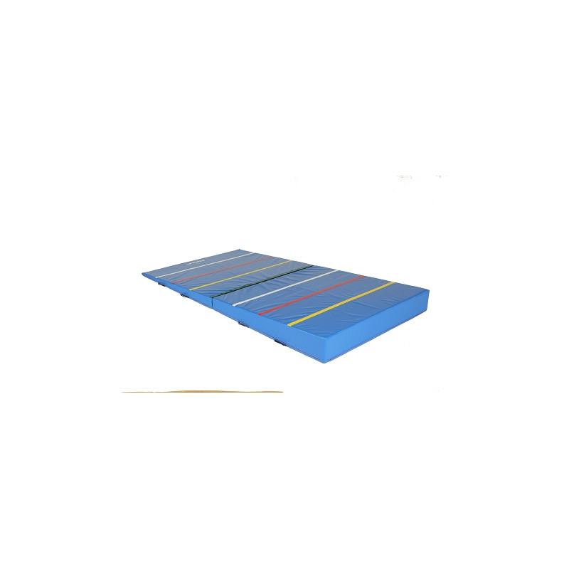 Foldable long jump mat