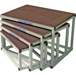 STACKING PLYO BOXES WITH NON SLIP SURFACE - SET OF 4 - DIMASPORT