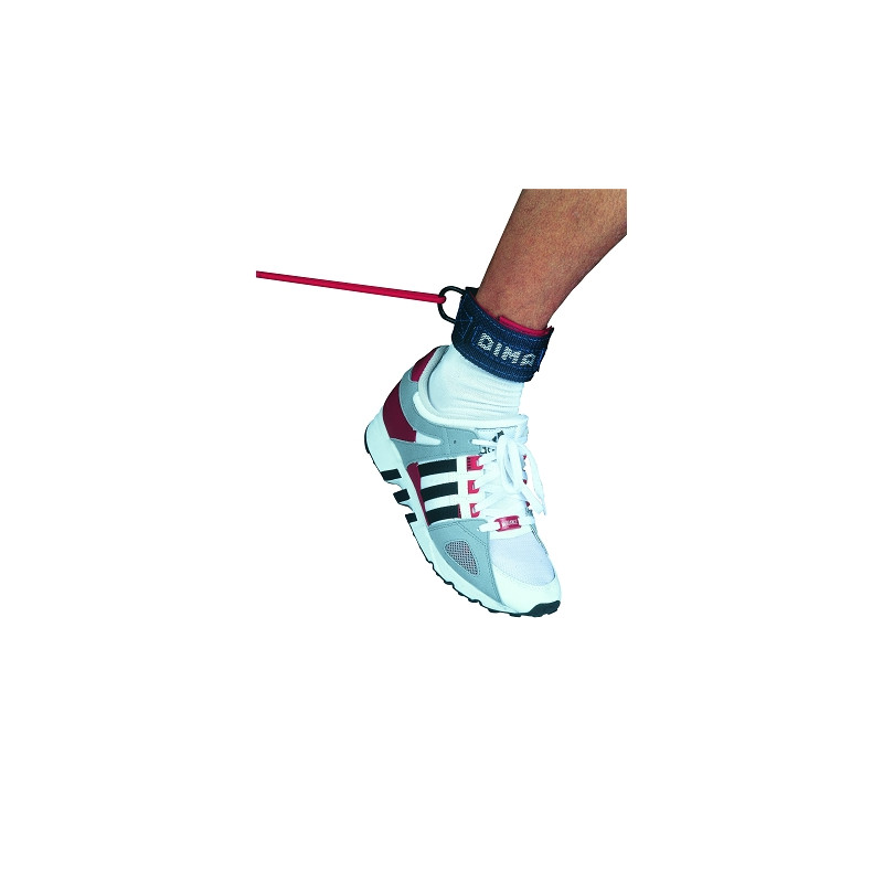 ANKLE RESISTANCE STRAPS X2 - VELCRO CLOSURE WITH RING - DIMASPORT
