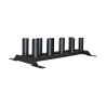 BARBELL HOLDER VERTICAL STORAGE RACK - 10 OLYMPIQUE BARS - DIMASPORT