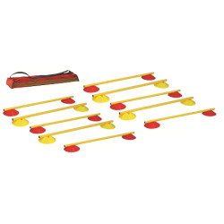 Multi-functional cone hurdles - height 5cmset of 10