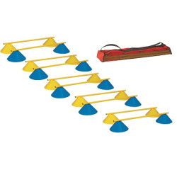 Multi-functional cone hurdles - height 5cmset of 10