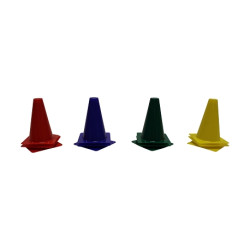 Coloured pvc cone markers height 17cm or 37cm