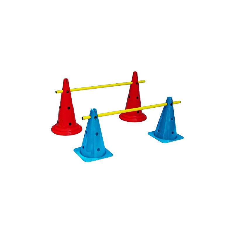Multi-functional cone hurdleswith adjustable heightset of 3