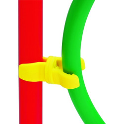 Rotating clips for plastic poles | Dimasport