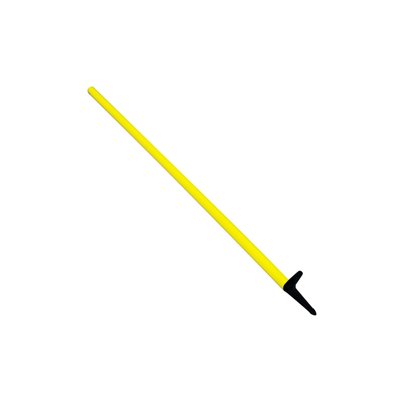 Slalom poles with plastic spikes (set of 12)
