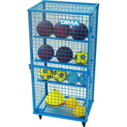 MESH STORAGE LOCKER FOR BALLOONS - ON WHEEL - DIMASPORT