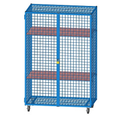 MESH MOBILE STORAGE CABINET 120X70X183CM - DIMASPORT