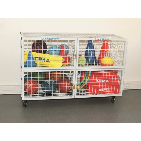 MOBILE EQUIPEMENT STORAGE CUPBOARD  150X54X103CM - DIMASPORT