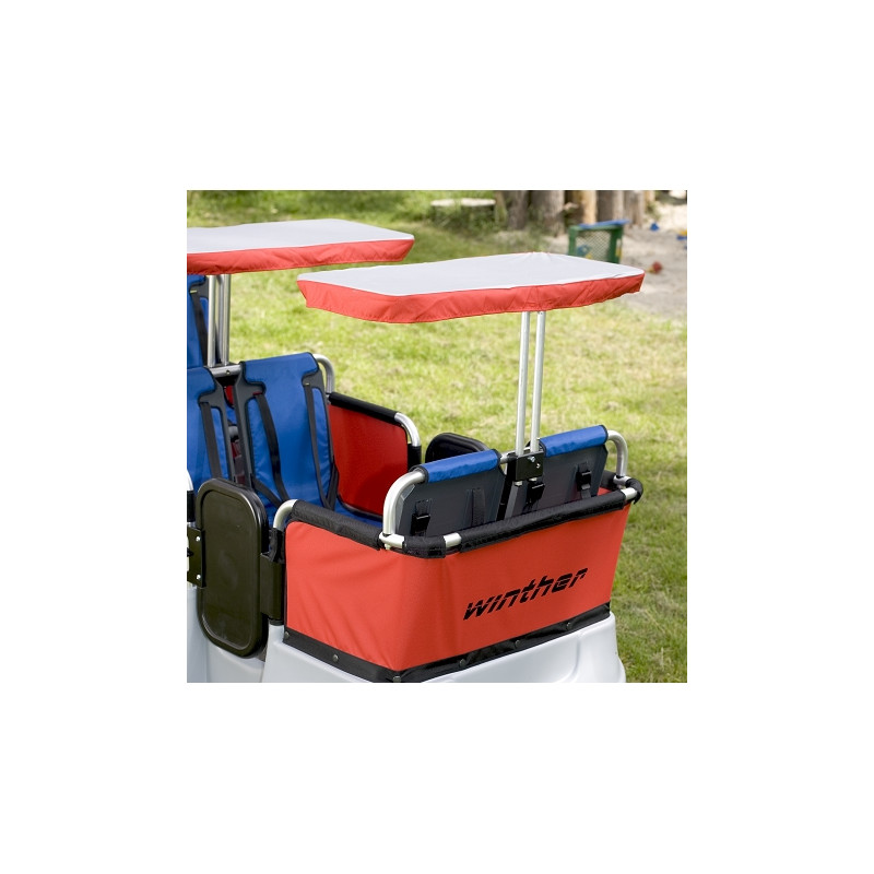 Ombrelle pour 2 sieges de poussette kiddy bus