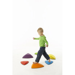 SET OF 6 RIVER STONES - BALANCE COURSE - DIMAKID