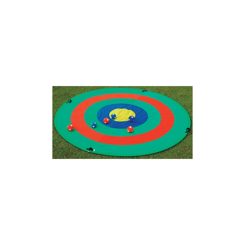 Pop-up target disk - rainbow diameter 1.50m + 6 velcro balls