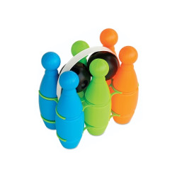 Jeu de 6 quilles et 2 boules