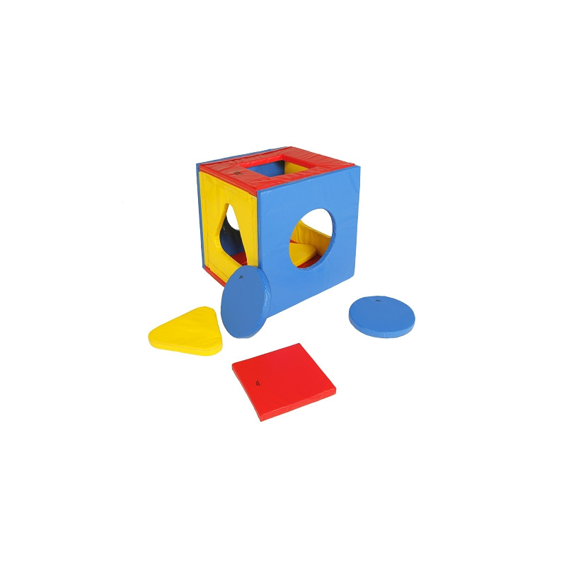  REMOVABLE FOAM PLAY CUBE FOR CHILDREN - 1x1x1M - DIMAKID