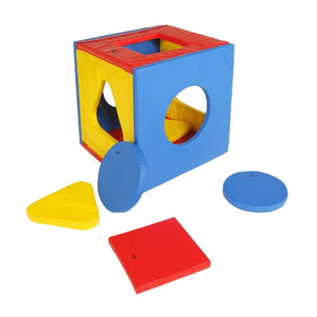  REMOVABLE FOAM PLAY CUBE FOR CHILDREN - 1x1x1M - DIMAKID
