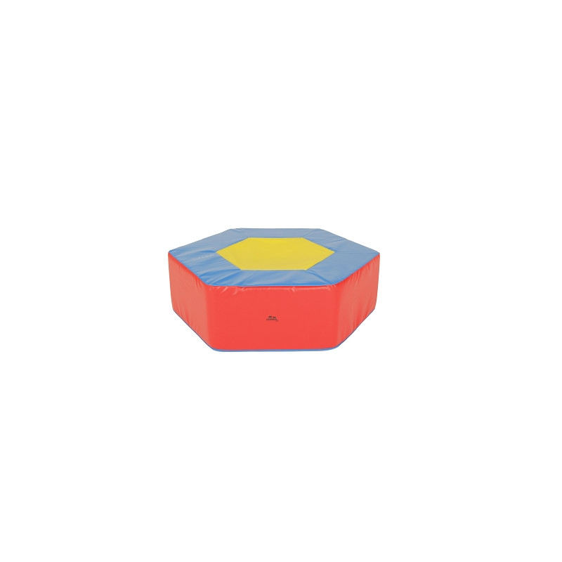 MODULE TRAMPOLINE EN MOUSSE POUR JEUNES ENFANTS 90X90X30CM| DIMAKID