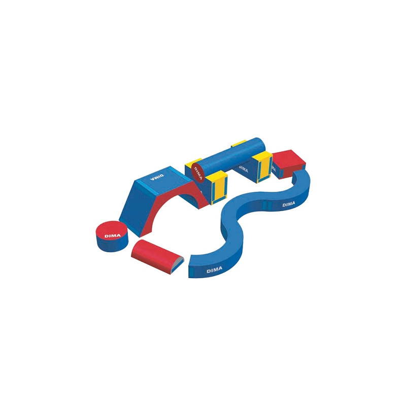 ZIG ZAG MOTOR SKILLS COURSE FOR CHILDREN 2/8 YEARS OLD - DIMAKID