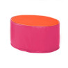 MINI POUF OVAL EN MOUSSE POUR ENFANT 26X34CM