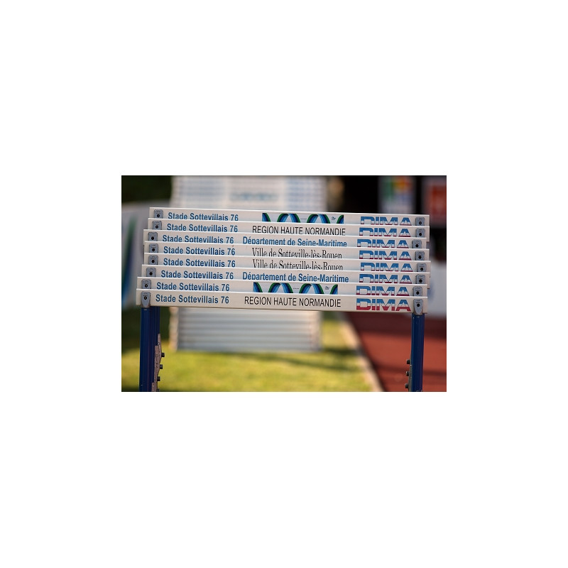 Pvc customized crossbar for international hurdle