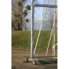 Protective foam pad for hammer cage upright