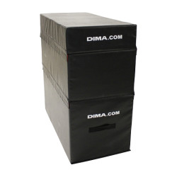 PLINTH DE GYMNASTIQUE 2 ÉTAGES DIMA.COM 120X60X100CM - DIMASPORT