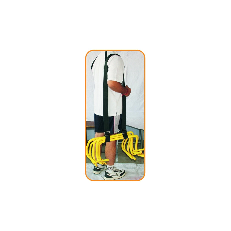 Step hurdle carry strap