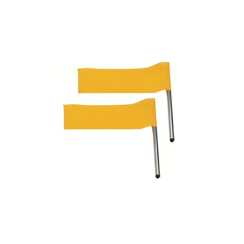 Officials' flags yellow(per pair)