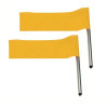 Officials' flags yellow(per pair)