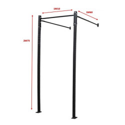 SINGLE WALL MOUNT CROSS TRAINING / CROSSFIT RACK - DIMASPORT